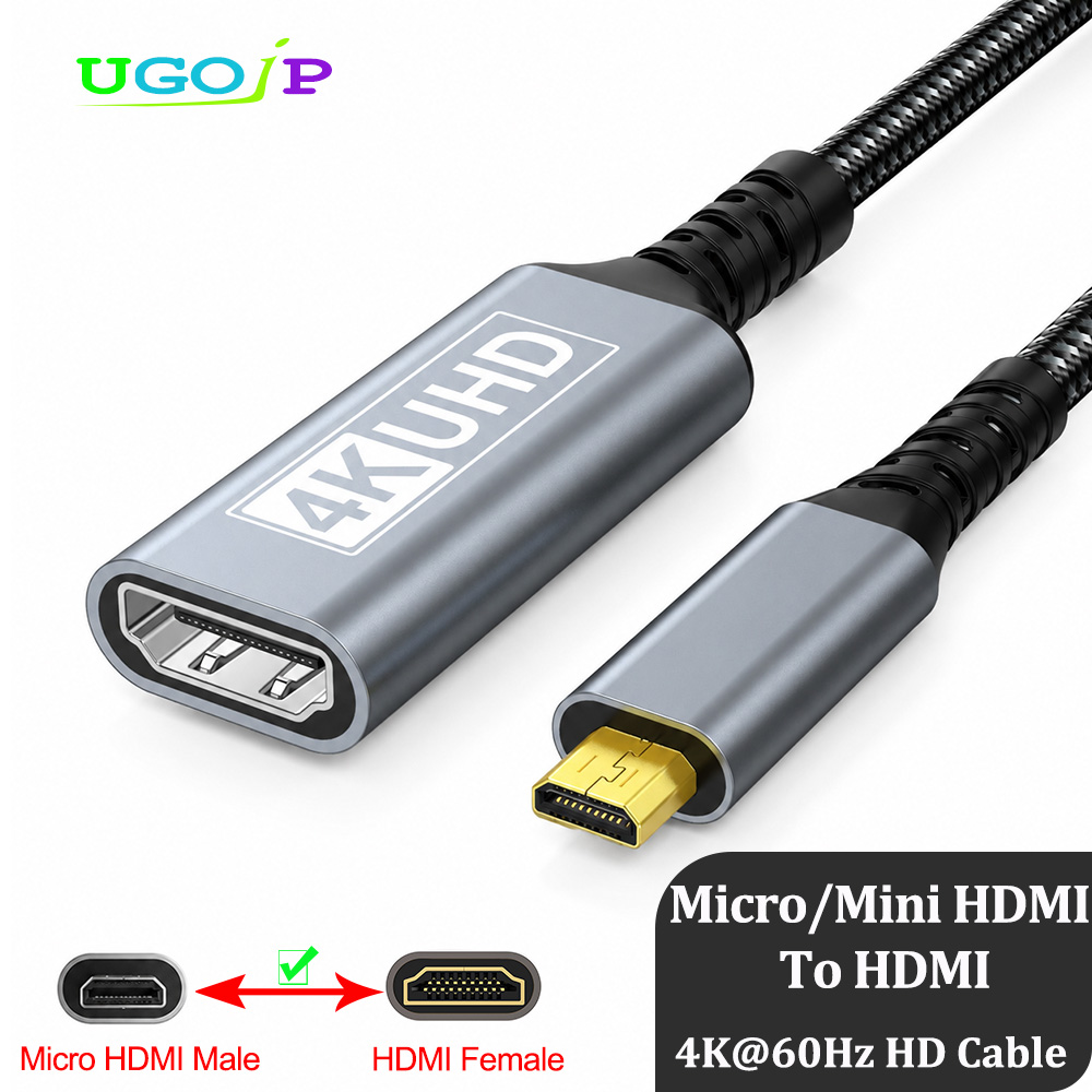 Home Cinema Projector 4K - UGOjP 4K Mini / Micro HDMI