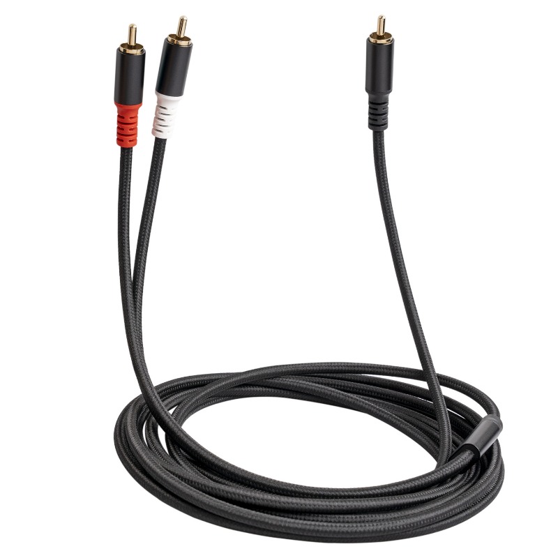 Home Cinema Ampli - 1/2/3M 1 RCA Male To 2