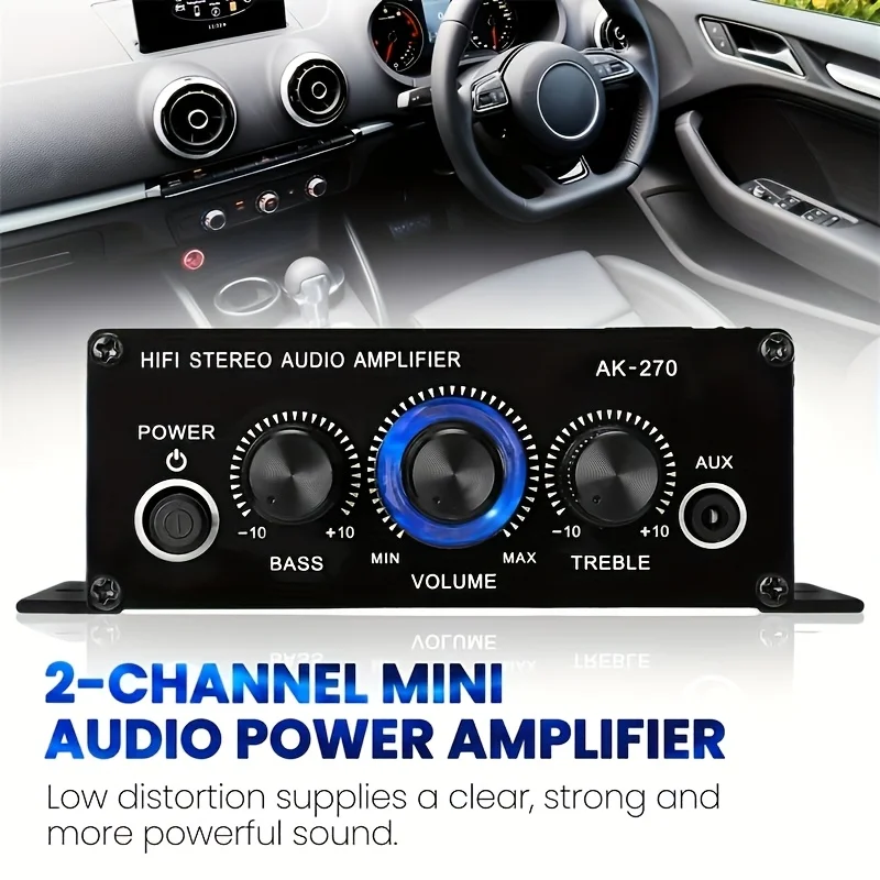 AK-270 HIFI Amplifier Channel  - огляд і ціна Home Cinema Speaker System