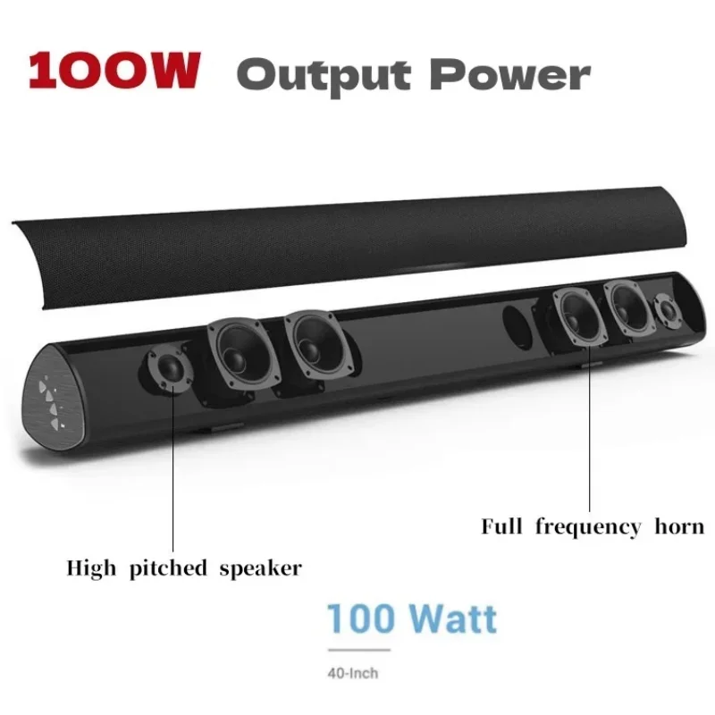Powerful TV Soundbar Wired 100 - огляд і ціна Home Cinema Speaker System