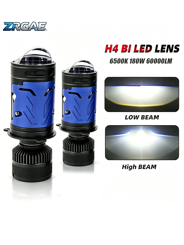 2Pcs H4 Bi Mini LED Projector  - огляд і ціна Home Cinema Projector