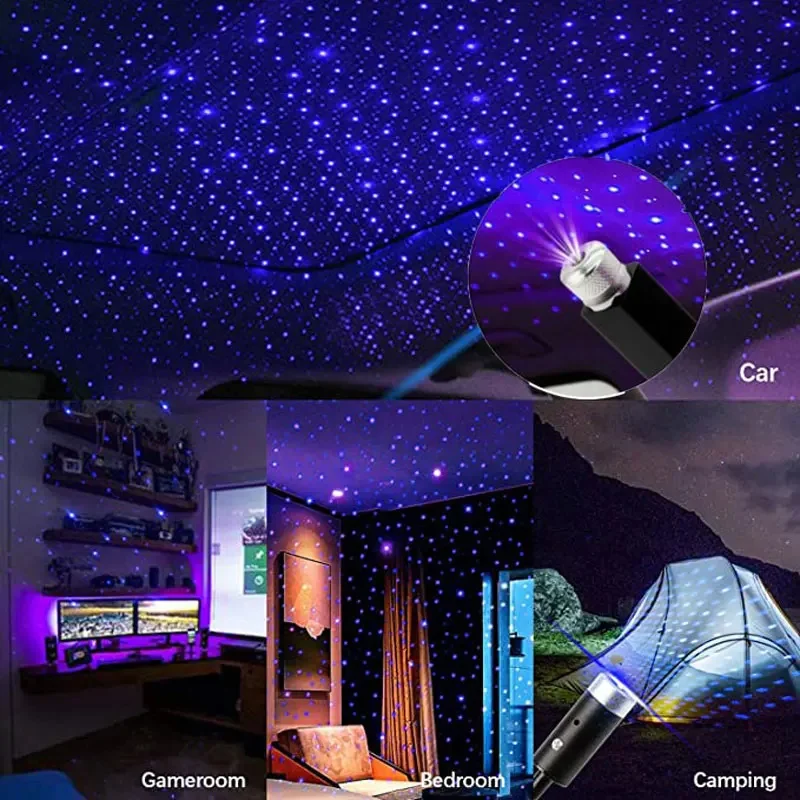 Mini Car LED Star Night Light  - огляд і ціна Home Cinema Projector