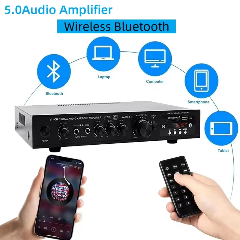 AV-369BT Bluetooth 5.1 Sound S - огляд і ціна Home Cinema Speaker System