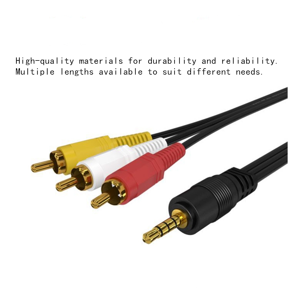 3.5mm to 3 RCA Audio Video Cab - огляд і ціна Home Cinema Player