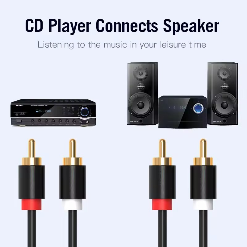 HIFI Stereo RCA Cable 2RCA to  - огляд і ціна Home Cinema Player