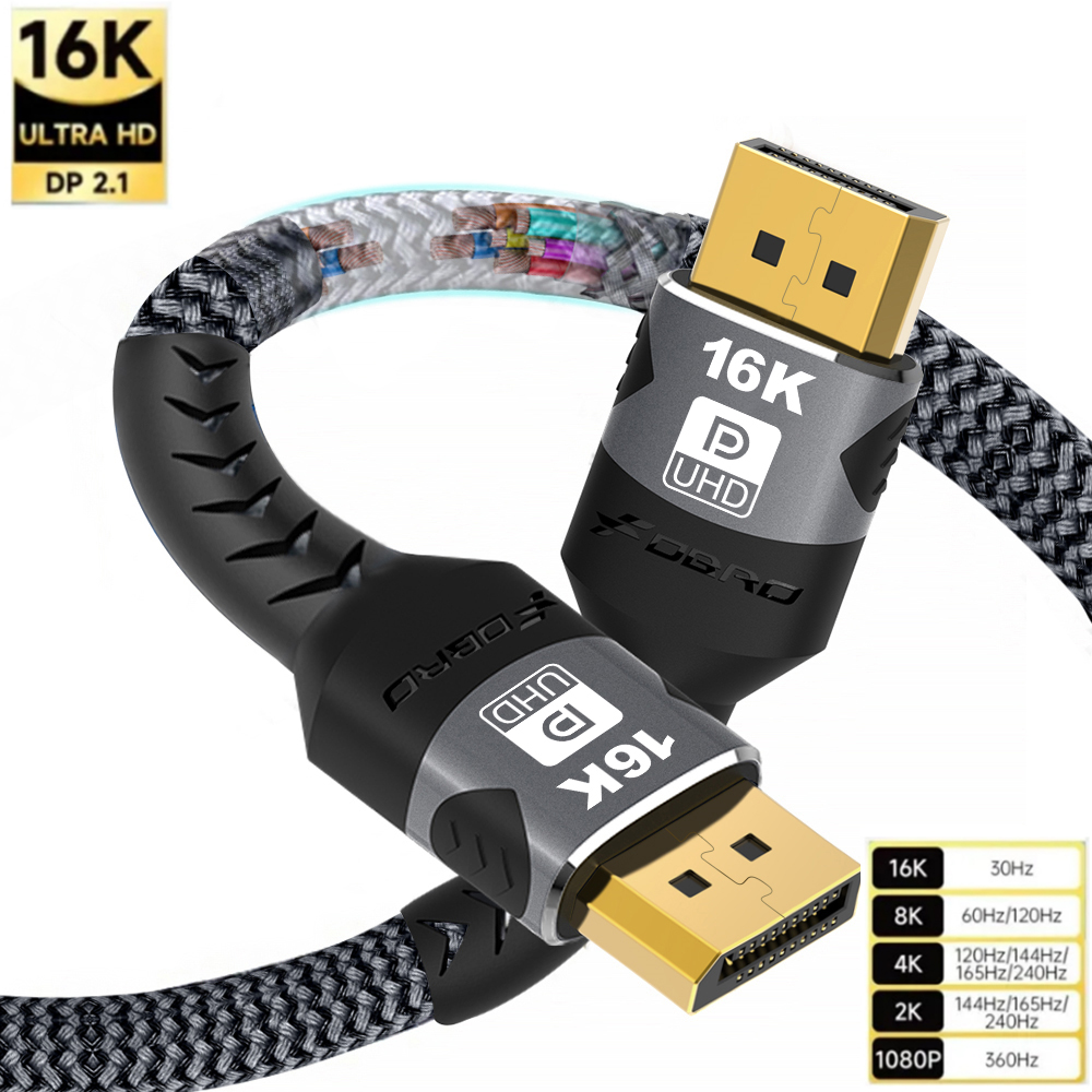 16K DP 2.1 Displayport Cable 1 - огляд і ціна Home Cinema Projector 4K