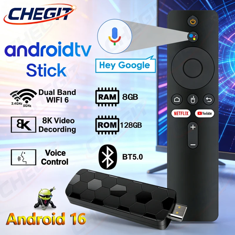 Android 16 8K Ultra HD TV Stic - огляд і ціна Home Cinema Player