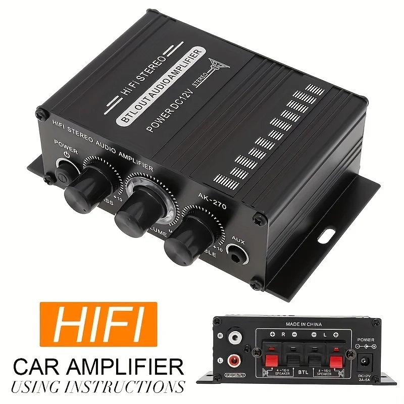 AK-270 400W Mini Power Amplifi - огляд і ціна Home Cinema Speaker System
