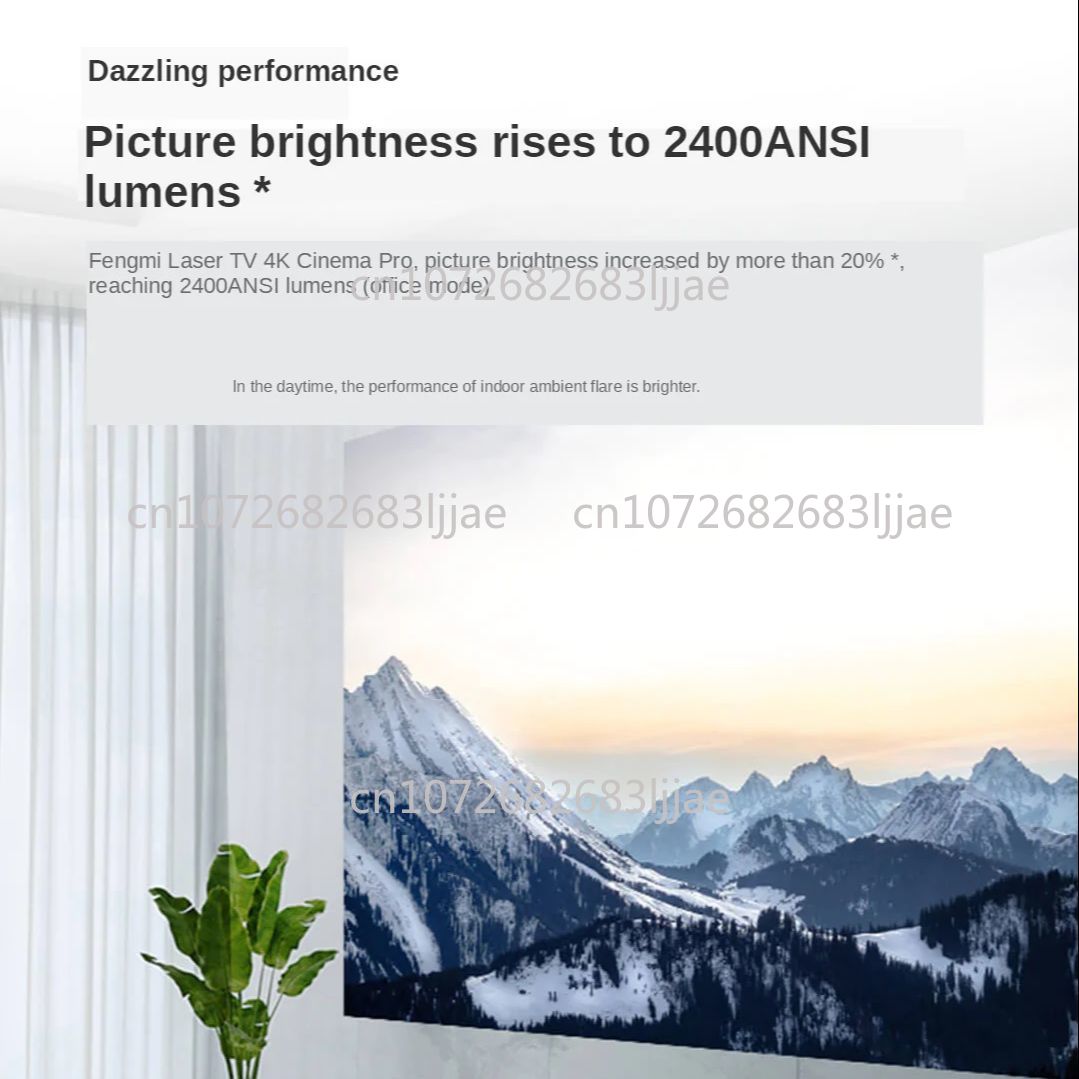 4K Cinema Pro Laser Projection - огляд і ціна Home Cinema Projector 4K