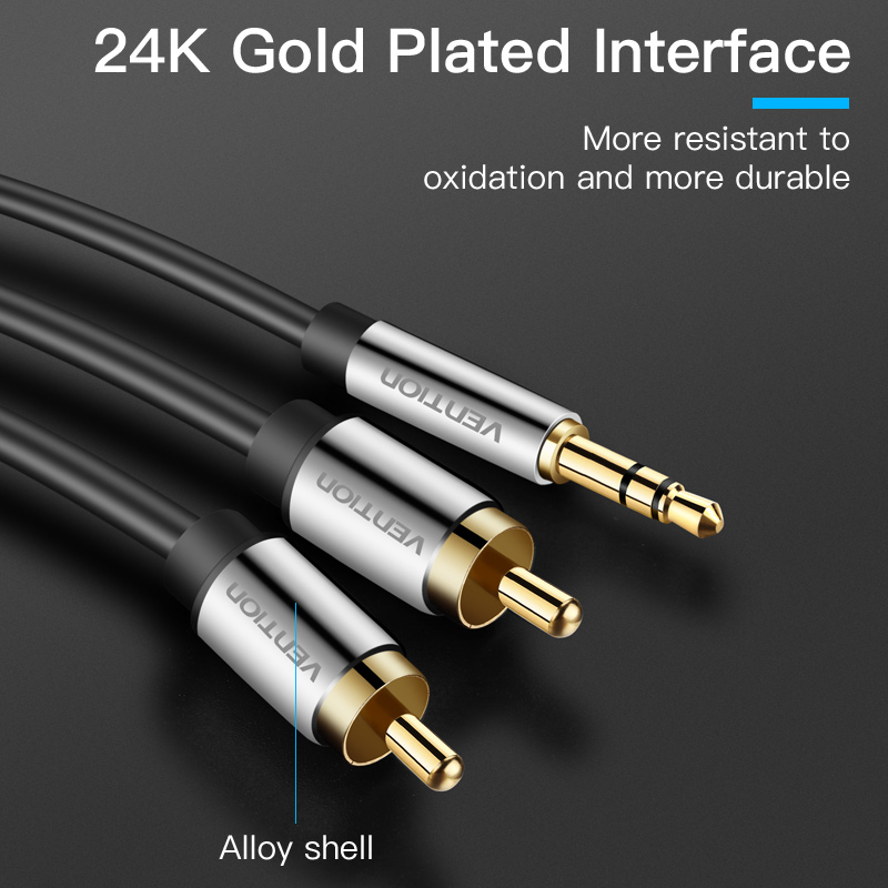 Vention RCA Cable 3.5 to 2rca  - огляд і ціна Home Cinema Player