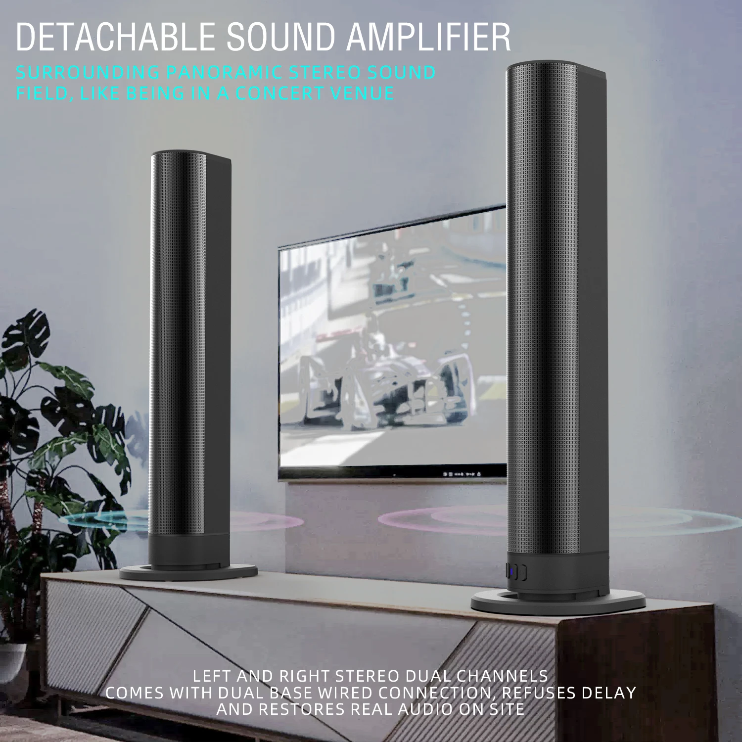FM Soundbar TV Bluetooth Speak - огляд і ціна Home Cinema Speaker System