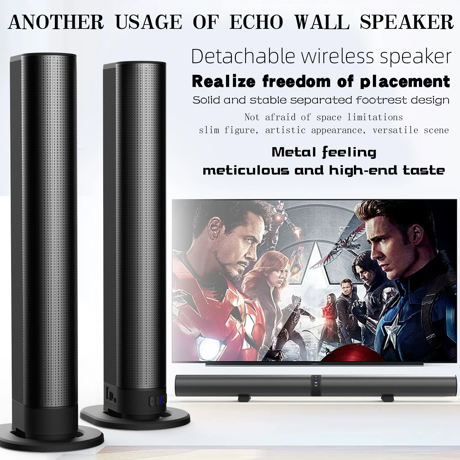 FM Soundbar TV Bluetooth Speak - огляд і ціна Home Cinema Speaker System